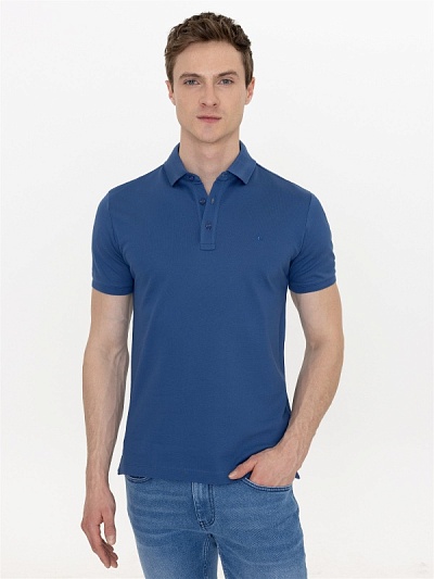 Футболка-поло из ткани пике - G051SZ0110CT Футболка муж. (VR028, 3XL)