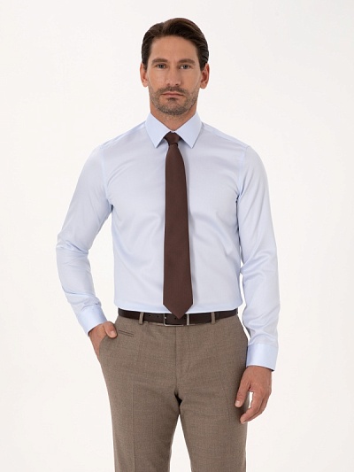 Рубашка классическая приталенная - G051SZ0040NONAX_25K Сорочка муж. (VR095, 38)