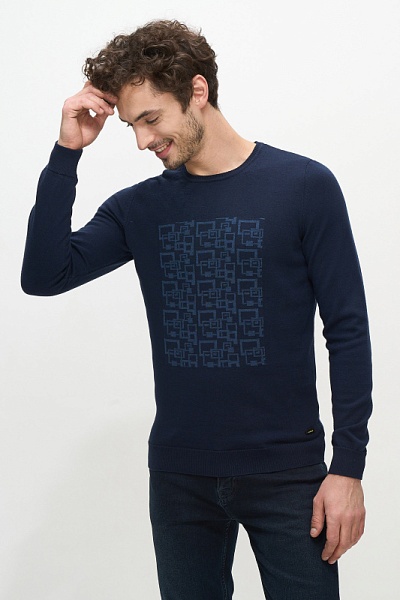 Джемпер трикотажный - G051SZ0TK0ALVIN-O Кофта муж. (VR033, M)