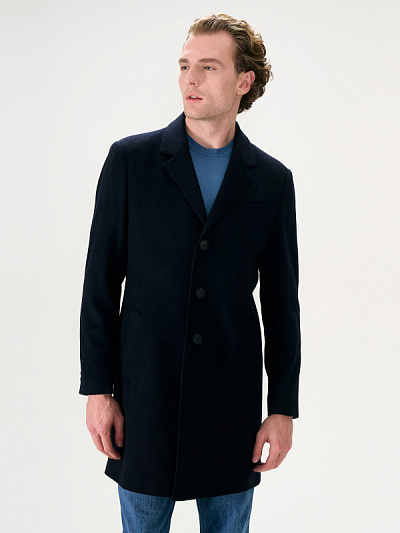 Пальто однобортное с отложным воротником - G051SZ0050DECOYAN23K-R-O Пальто муж. (VR033, 46)
