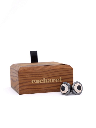 Запонки круглые - A051SZ053KD5IY23KDC5 Запонки муж. (049)