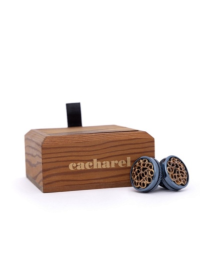 Запонки круглые - A051SZ053KD1IY23KDC14 Запонки муж. (200)