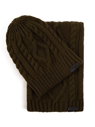 Комплект из шапки и шарфа - A051SZ0DH0SK20-TKM-ORGUAKR Шарф муж. (790)