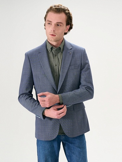 Пиджак из смесовой шерсти - G051SZ0020WIOR/C Пиджак муж. (VR036, 46, 6)