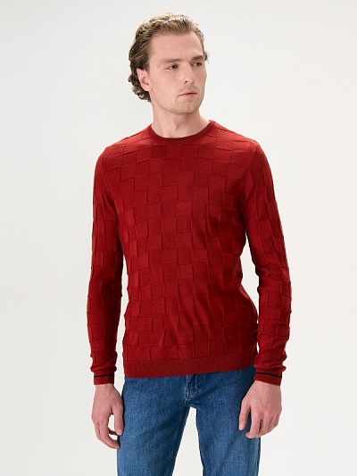 Джемпер из смесовой шерсти - G051SZ0TK0NICOLE Кофта муж. (VR031, XL)