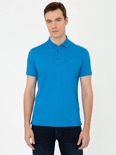 Футболка-поло однотонная - G051SZ0110CT Футболка муж. (VR018, S)