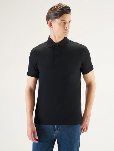 Футболка-поло из ткани пике - G051SZ0110KRUZA Футболка муж. (VR046, XL)
