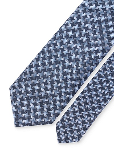 Галстук жаккардовый с узором - A051SZ090KA1K22MIC17 Галстук муж. (200)