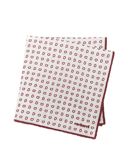 Платок нагрудный льняной с узором - A051SZ090KTNIY23-KTN5 Платок муж. (900)