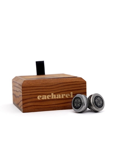 Запонки круглые - A051SZ053KD2IY23KDC2 Запонки муж. (049)