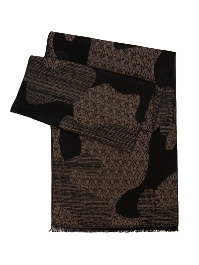 Шарф из вискозы с узором - A051SZ0DH0SK20-VSKASKOL9 Шарф муж. (575)