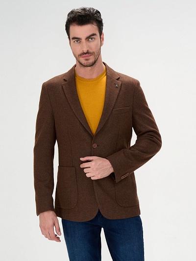 Пиджак из смесовой шерсти - G051SZ0020GRUD Пиджак муж. (VR029, 48, 6)