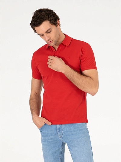 Футболка-поло из ткани пике - G051SZ0110CT Футболка муж. (VR039, 2XL)