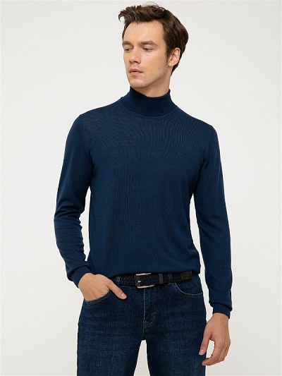 Водолазка c добавлением шерсти - G051SZ0TK0ELIT Кофта муж. (VR028, L)
