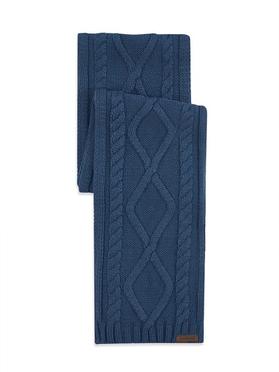 Шарф вязаный с рельефным узором - A051SZ0DHATKSK23-ORGUKAS Шарф муж. (310)