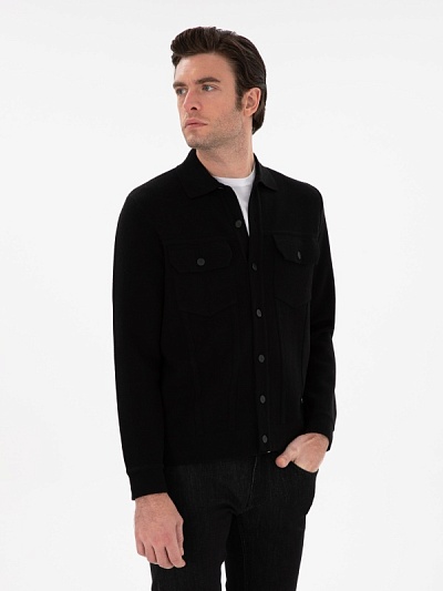 Кардиган на пуговицах с отложным воротником - G051SZ0TH0VENETO Кардиган муж. (VR046, M)