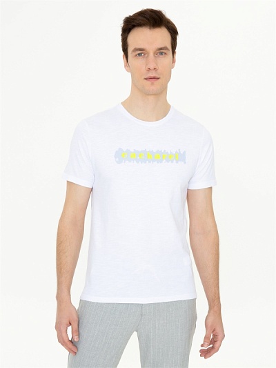 Футболка c надписью - G051SZ0110SLOY Футболка муж. (VR013, M)