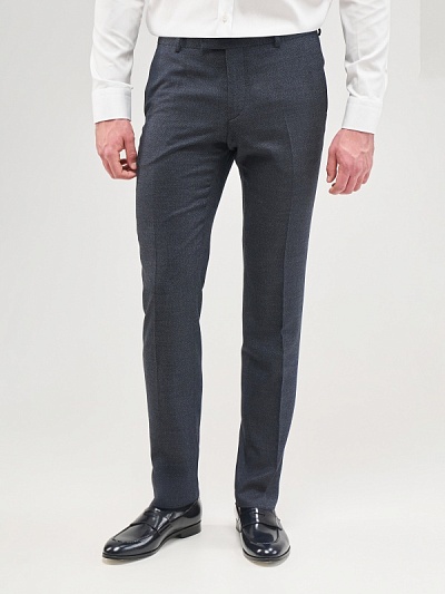 Брюки классические из шерсти зауженные - G051SZ0030STONE/P Брюки муж. (VR100, 46, 6)