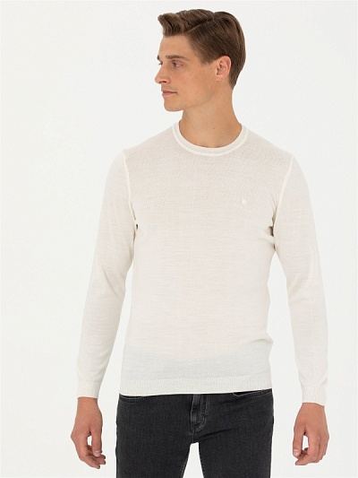 Джемпер из смесовой шерсти - G051SZ0TK0ELO Кофта муж. (VR013, L)