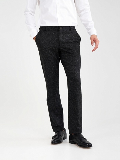 Брюки классические из смесовой шерсти зауженные - G051SZ0030RINA/P Брюки муж. (VR046, 54, 6)