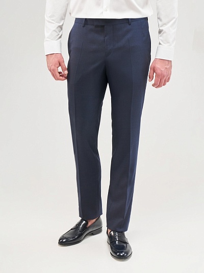 Брюки классические из шерсти зауженные - G051SZ0030OLIVER_P_25Y Брюки муж. (VR033, 46, 6)