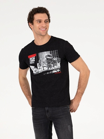 Футболка с принтом - G051SZ0110LE TANIE Футболка муж. (VR046, XL)