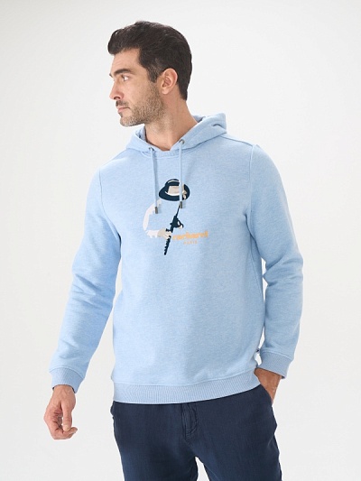 Худи с принтом без кармана - G051SZ0820MARCE Толстовка муж. (VR032, L)