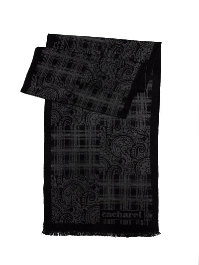 Шарф из вискозы с узором - A051SZ0DHATKK22VIS6 Шарф муж. (001)