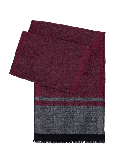 Шарф из вискозы с узором - A051SZ0DHATKK9VIA15 Шарф муж. (700)