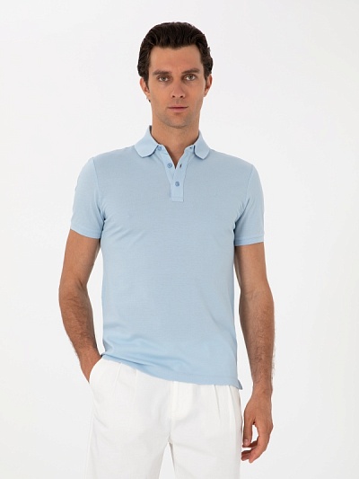 Футболка-поло из ткани пике - G051SZ0110CT_25Y Футболка муж. (VR095, XL)