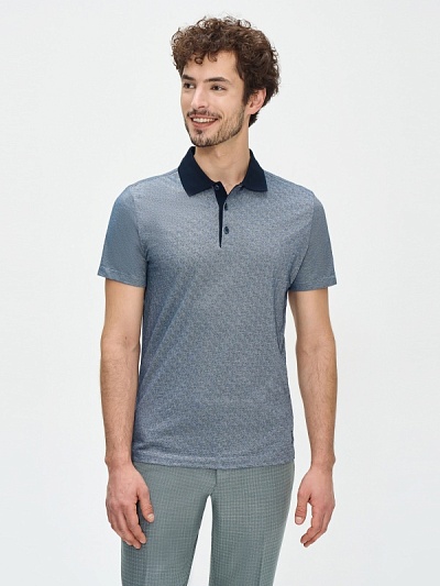 Футболка-поло с контрастным воротником - G051SZ0110MEMPHIS Футболка муж. (VR086, M)