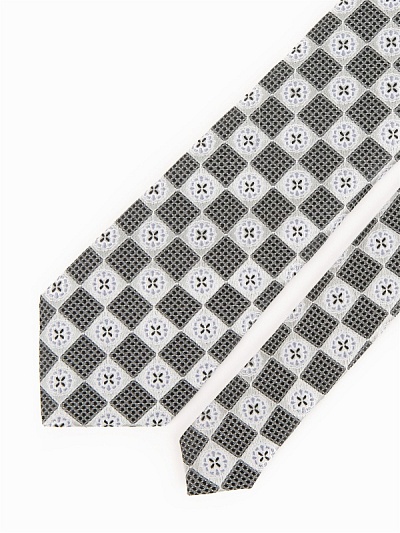 Галстук жаккардовый с узором - A051SZ0900IYEK11-P Галстук муж. (100)