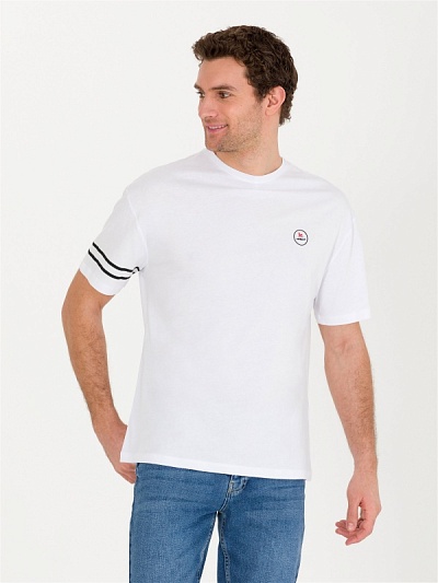 Футболка с принтом - G051SZ0110LE OVY Футболка муж. (VR013, XL)