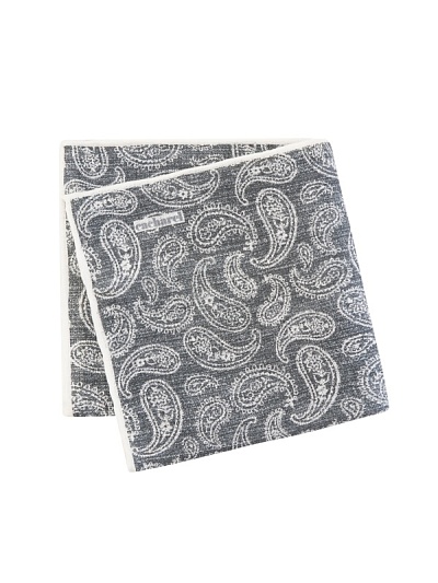 Платок нагрудный льняной с узором - A051SZ0900IY25_KTN6 Галстук муж. (100)