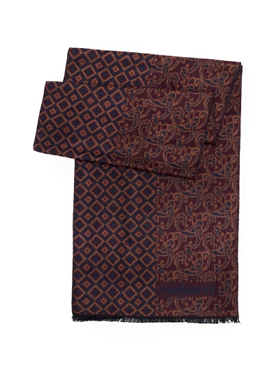 Шарф из вискозы с узором - A051SZ0DHATKK22VIS10 Шарф муж. (900)