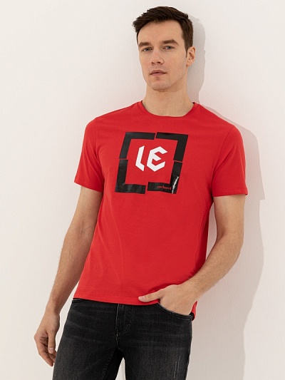 Футболка с принтом - G051SZ0110LEOTA Футболка муж. (VR030, XL)