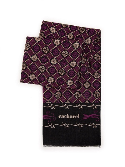 Шарф шерстяной с узором пейсли - A051SZ0DH0SK20-YUNSAL8 Шарф муж. (370)