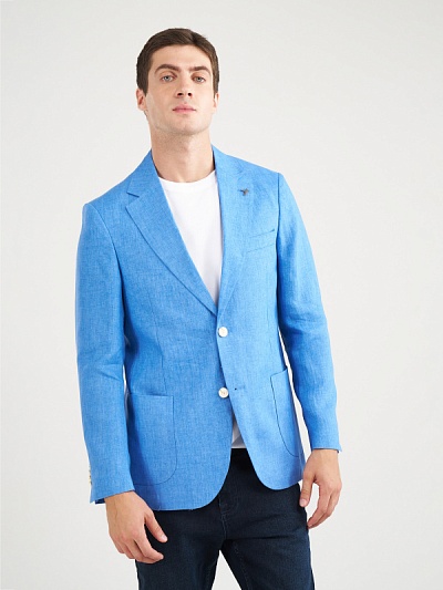 Пиджак классический льняной - G051SZ0020OLIA/C Пиджак муж. (VR036, 50, 6)