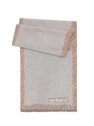 Шарф с геометрическим узором - A051SZ0DHATKSK23-VIS9 Шарф муж. (571)