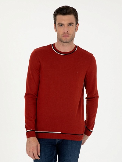 Джемпер из смесовой шерсти - G051SZ0TK0CRAI Кофта муж. (VR031, M)