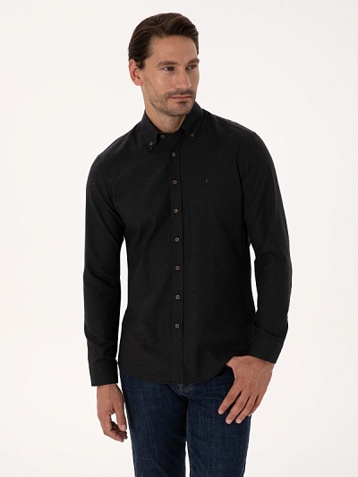 Рубашка повседневная прямого кроя - G051SZ0040NEW_ANGOLA Сорочка муж. (VR046, L)