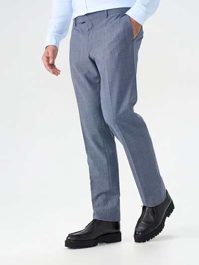 Брюки классические с добавлением шерсти зауженные - G051SZ0030WIOR/P Брюки муж. (VR036, 46, 6)