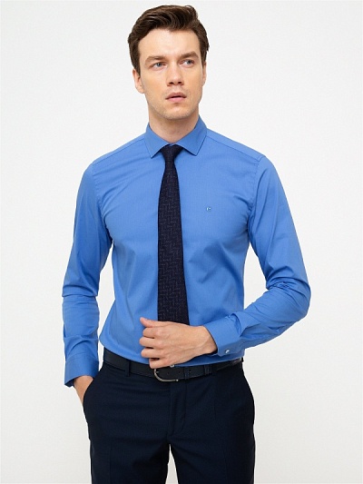 Рубашка классическая приталенная - G051GL0040SERENA Сорочка муж. (VR036, 37)