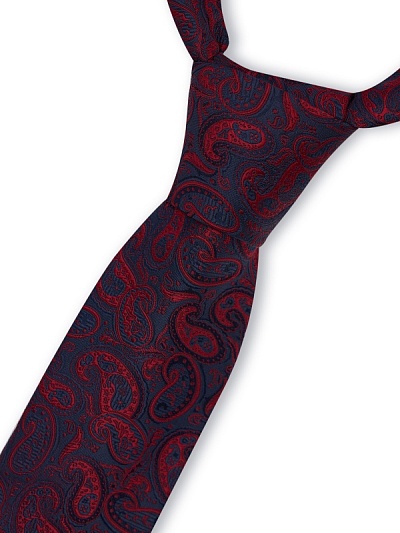 Галстук жаккардовый с узором пейсли - A051SZ090MICSK023-MICKRVT1 Галстук муж. (900)