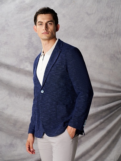 Пиджак трикотажный однобортный - G051SZ0020FOREX Пиджак муж. (VR033, 46, 6)