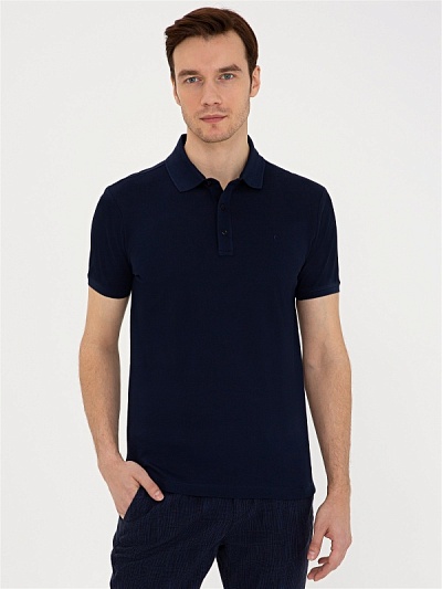 Футболка-поло из ткани пике - G051SZ0110CT21 Футболка муж. (VR033, S)