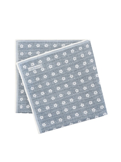 Платок нагрудный льняной с узором - A051SZ0900IY25_KTN2 Галстук муж. (100)