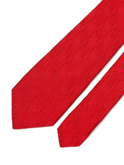 Галстук жаккардовый из шелка с узором - A051SZ0900IY21IPKK31 Галстук муж. (850)