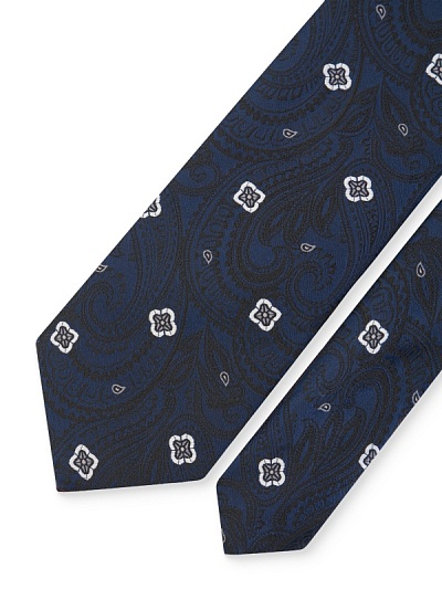 Галстук жаккардовый с узором - A051SZ090KA1K22MIC1 Галстук муж. (200)