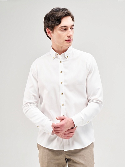 Рубашка из хлопка приталенная - G051SZ0040BONS_25Y Сорочка муж. (VR013, 44)